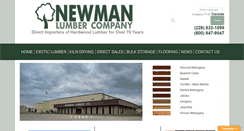Desktop Screenshot of newmanlumber.com